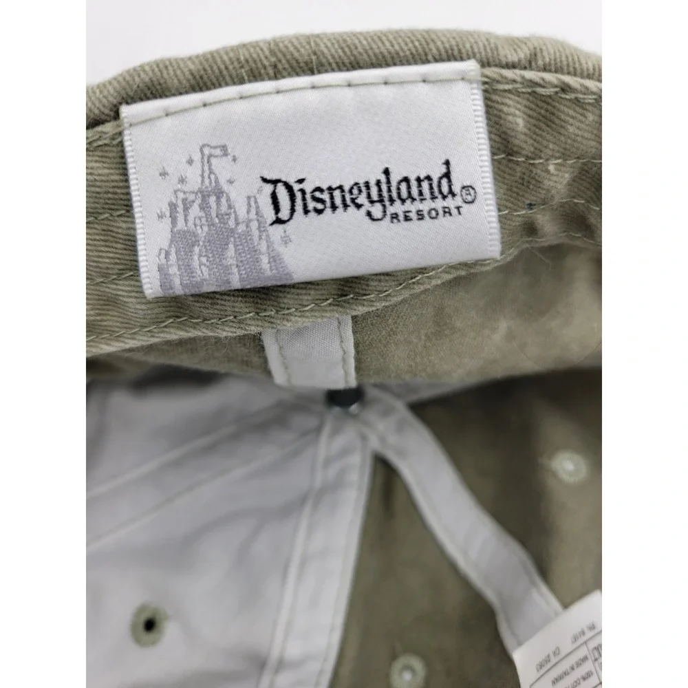 Disney‎ Parks Mickey Mouse Olive Green Baseball Hat Cap Adult Size